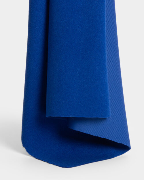 Fire-Resistant Brushed Warp Knitted Fabric, Dark Blue, 520 g/m²
