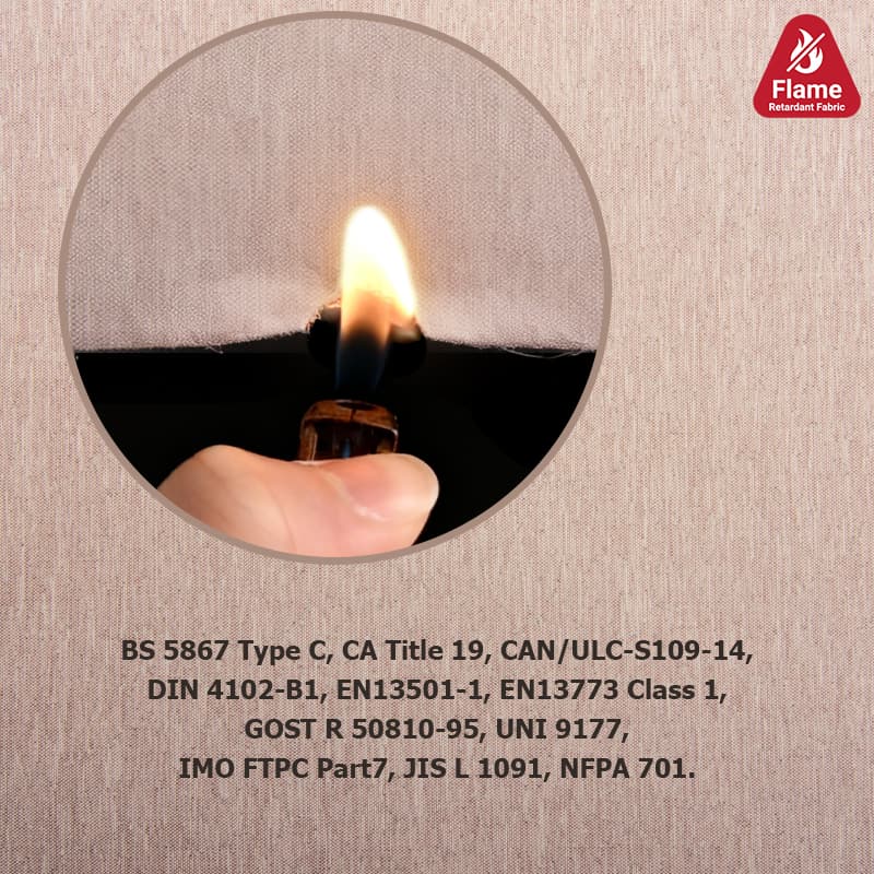 Flame Retardant Cationic Polyester Composite Coated Fabric 6 129 5