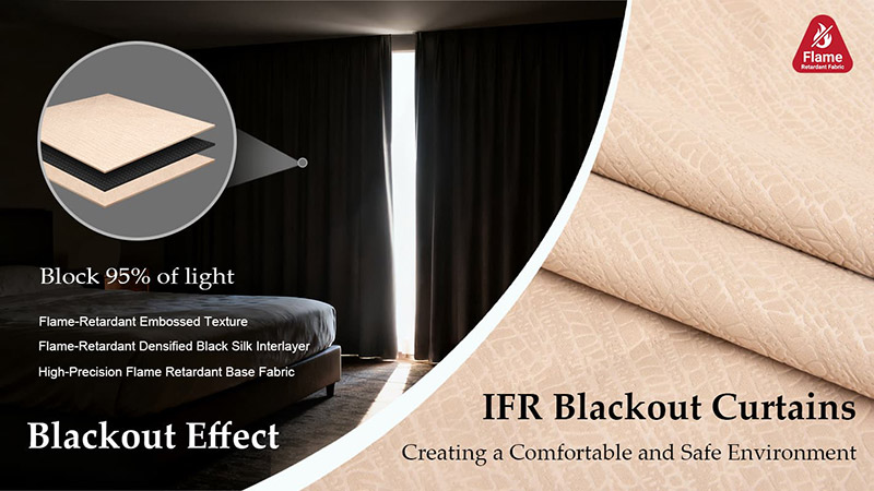 難燃性エンボス加工カーテン生地遮光生地95%遮光率8 931 6