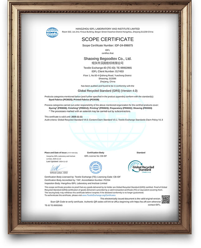 Global Recycled Standard