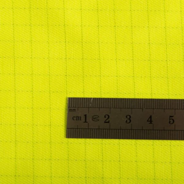 Flame-Retardant-Begoodtex-01141 280 GSM High-Vis Modacrylic FR Ripstop Fabric - IFR & Antistatic Safety Workwear