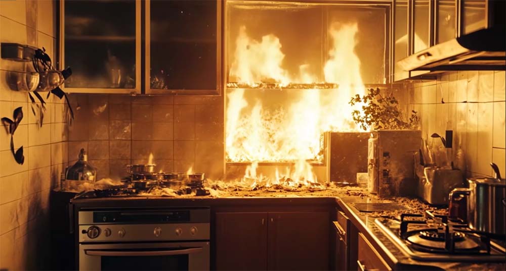 10 maneiras práticas de prevenir incêndios em casa: uma lista de verificação de segurança para 2025 2 Prevenção de incêndios na cozinha