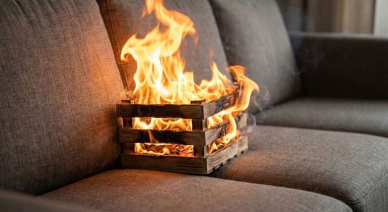 BS 5852 Crib 5: 영국 상업용 가구 가연성 표준 5 BS 5852 Crib 5