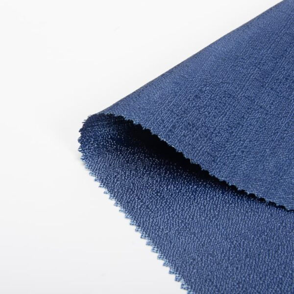 Begoodtex-Vlamvertragende Stof-06536 Gestructureerd geweven akoestische glasvezelstof (EN 13501-1 A2-s1,d0) - 300 GSM donkerblauw