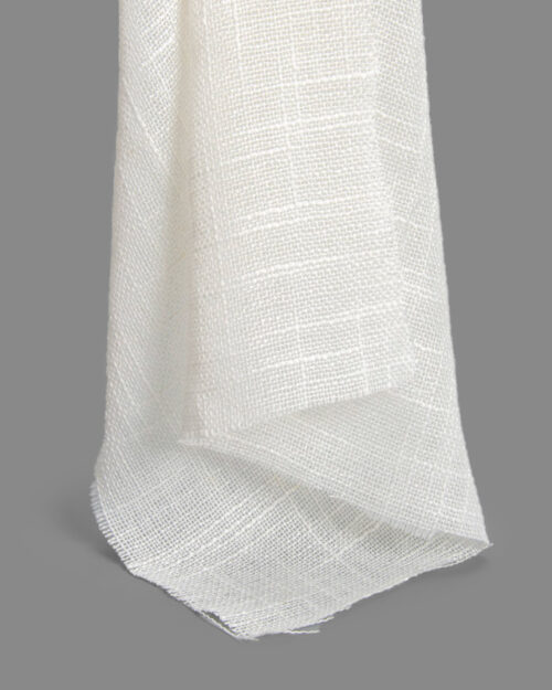 Begoodtex-Flame-Retardant-Fabric-06672 Inherent Flame Retardant Faux Linen Sheer Fabric for Hotel Project