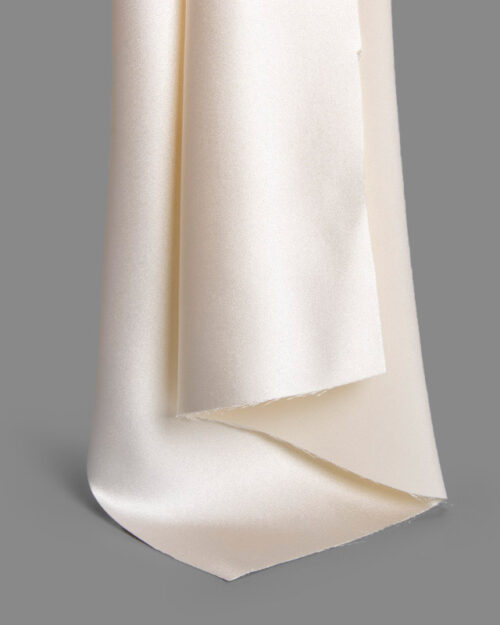 Inherent Flame Retardant Polyester Satin 220 g/m² - 280cm Wide for Hotel Bedding Project Supply