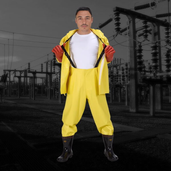 electrical-insulation-suit-04 1000V AC Electrical Insulation Suit - Flame Retardant EVA Protective Clothing for Live Work Project Supply