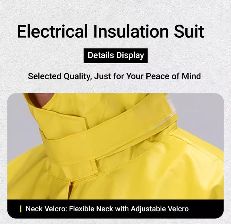 1000V AC Electrical Insulation Suit - Flame Retardant EVA Protective Clothing for Live Work Project Supply 3 electrical insulation suit 1 02