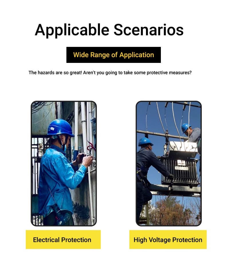 1000V AC Electrical Insulation Suit - Flame Retardant EVA Protective Clothing for Live Work Project Supply 7 electrical insulation suit 1 06