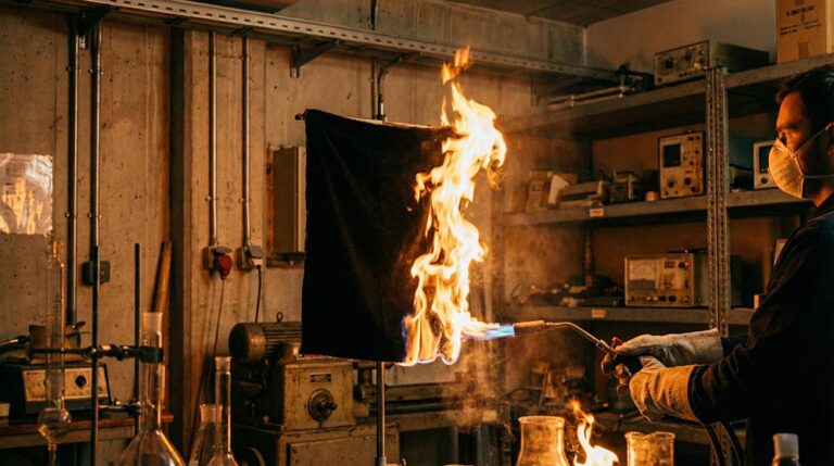 BS 5867-2 Tipo C: Standard 7 per tende ignifughe del Regno Unito BS 5867-Tipo C