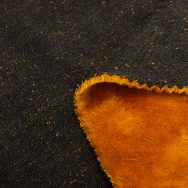 Begoodtex - Tissu ignifugé - 07155 Tissu ignifugé en polyimide jaune doré et PAN oxydé 345 g/m² pour la protection des batteries