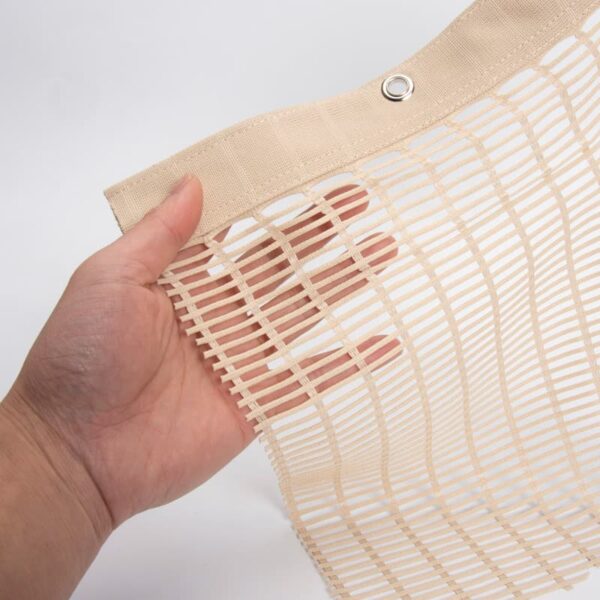 Tejido ignífugo Begoodtex 07650 Tejido de malla médica ignífuga inherente de 50 cm de ancho y 300 g/m² para ventilación hospitalaria