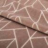 BS 5852 Certified Flame Retardant Geometric Upholstery Fabric 350 g/m² for Sofa Projects