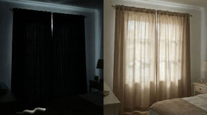 Verdunkelungsvorhang vs. Lichtschutzvorhang