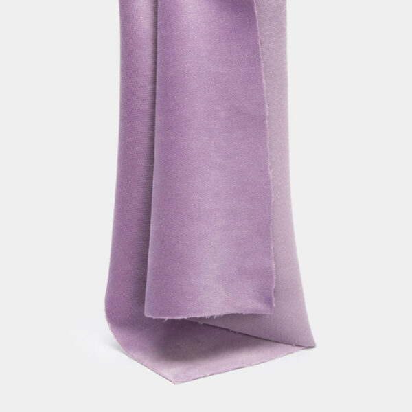 Begoodtex-vlamvertragende-stof-08466 385 g/m² van nature vlamvertragende fluwelen stof, lichtpaars, voor theater, NFPA 701, rechtstreeks van de fabriek