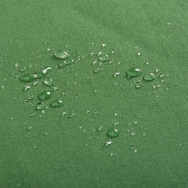 Lona 100% poliéster impermeável e retardante de chamas, 340 g/m², em conformidade com a norma NFPA 701. Pedido em grande quantidade