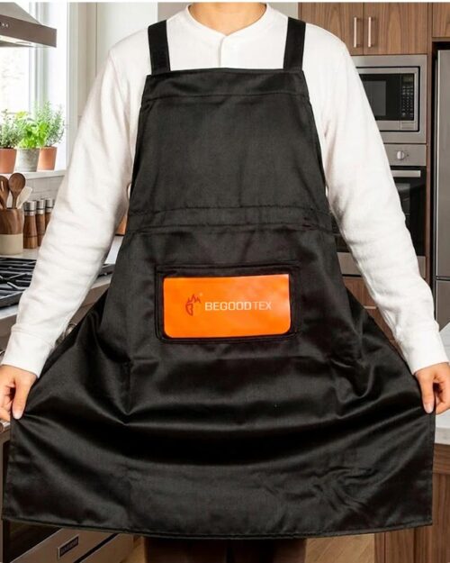 Grembiule ignifugo certificato NFPA 2112, vendita all'ingrosso, grembiule da cucina ignifugo personalizzato