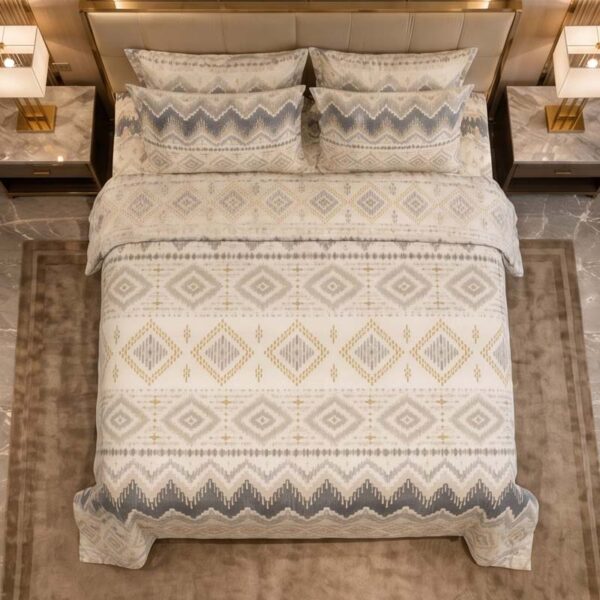 Polyester Bedding Set with Mildew Resistance and Flame Retardant Protection for Hospitality Bedding Projects with Bulk Order Support | BS 5815