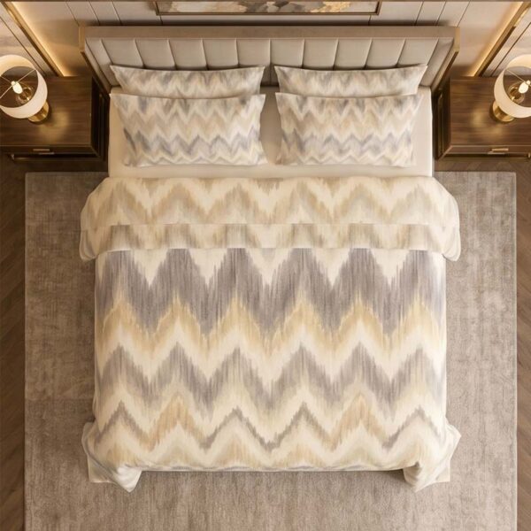 Polyester Bedding Set with Mildew Resistance and Flame Retardant Protection for Hospitality Bedding Projects with Bulk Order Support | BS 5815