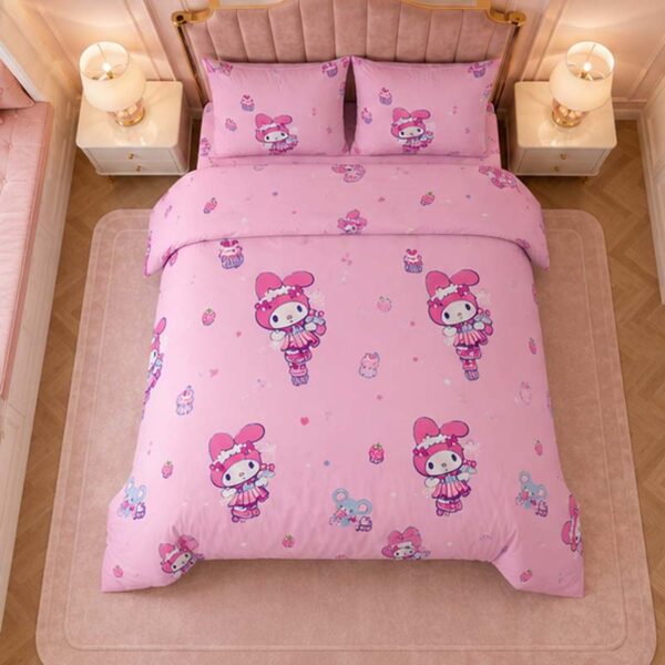 Flame Retardant Kids Bedding Set Custom Printed Cartoon Pattern OEKO-TEX Standard 100 Bulk Supplier