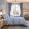 Flame Retardant Kids Bedding Set Custom Printed Cartoon Pattern OEKO-TEX Standard 100 Bulk Supplier