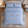Flame Retardant Kids Bedding Set Custom Printed Cartoon Pattern OEKO-TEX Standard 100 Bulk Supplier