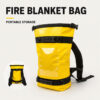 Large Black Fireproof Outdoor Blanket 1800°C Resistance NFPA 701 Standard Bulk Wholesale Supplier-Essential Safety Gear For Every Home