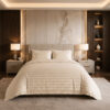 Flame Retardant Striped Bedding Set Hotel Satin OEKO-TEX Wholesale——Luxury Hotel Quality