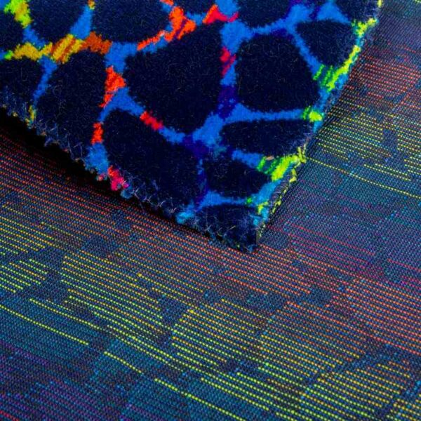 Flame Retardant Rail Seat Fabric 600 g/m² EN 45545 Testing Support Bulk OEM