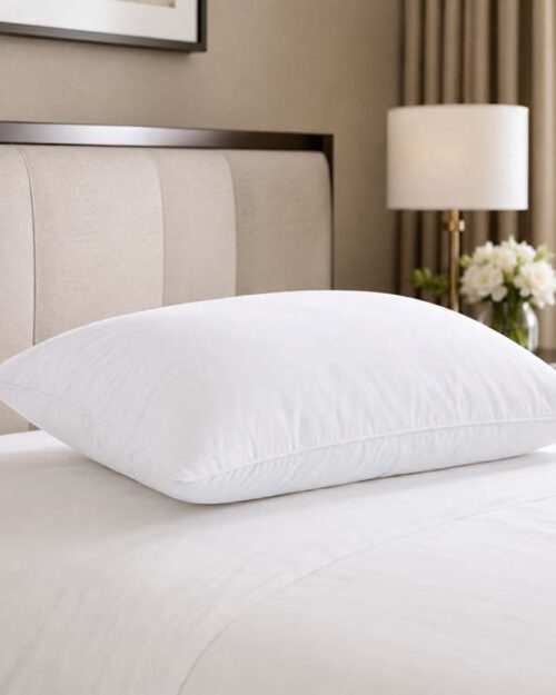 White Cotton Down Proof Hotel Pillow 1100g OEKO-TEX Wholesale Supply