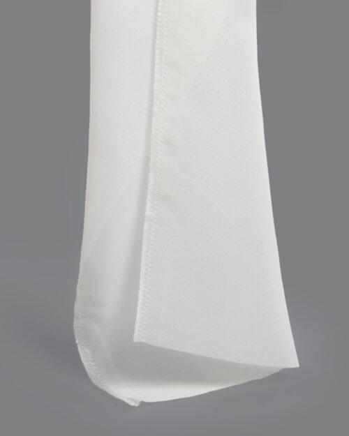 white sheer curtain fabric flame retardant lightweight fabric for hotel drapery