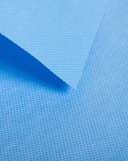 Antibacteriële medische gordijnstof, blauw, geschikt voor PET-kliniekcabines, 135 g/m²