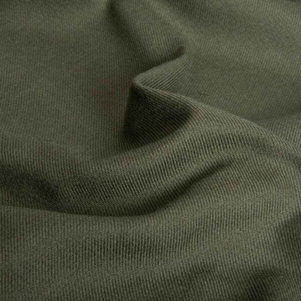 Tissu aramide modacrylique ignifugé vert olive pour vêtements de travail et de protection
