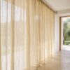 Tissu pour rideaux transparents d'tel , ignifugé, 95 g/m², 280 cm, en vrac, OEM