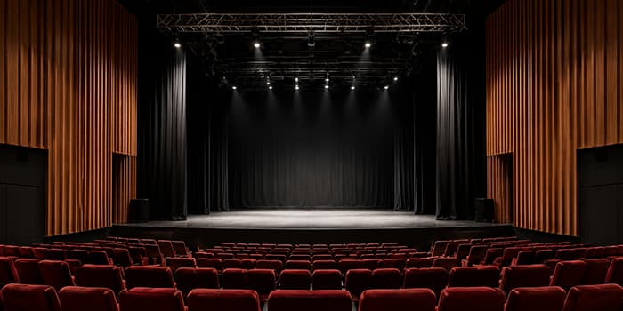 BEGOODTEX flame retardant theatre curtain and stage textile fabrics