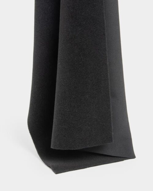 begoodtex flame retardant black velvet curtain fabric with dense matte pile