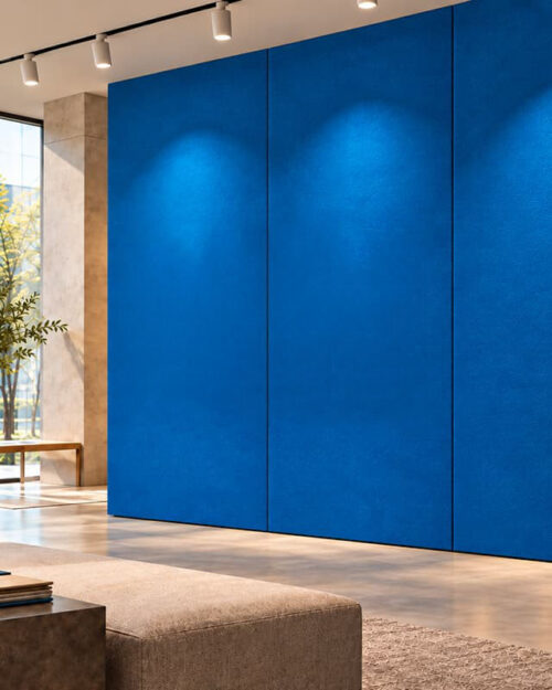 begoodtex wide width flame retardant cotton fabric blue plain weave