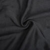 Begoodtex inherent vlamvertragende, zware stof, zwart, dichte textuur