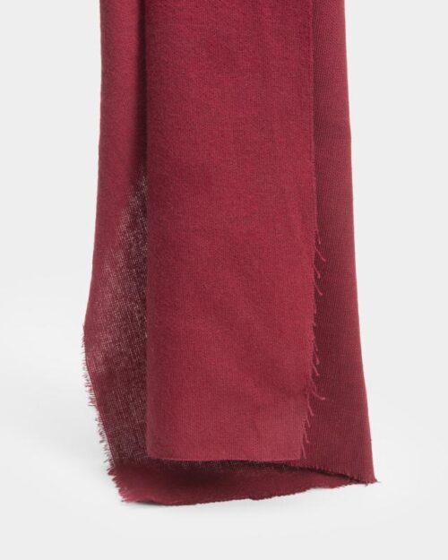 begoodtex flammhemmender Bühnenvorhangstoff aus Baumwolle, bordeauxrot, matte Oberfläche