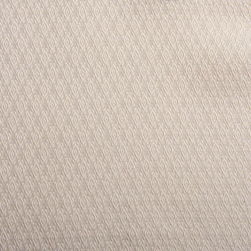 begoodtex schwer entflammbarer Diamant-Jacquard-Gardinenstoff in Elfenbein