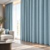 Begoodtex-Flame-Retardant-Fabrics-00546 (2) begoodtex hellblauer, strukturierter Vorhangstoff fürtel