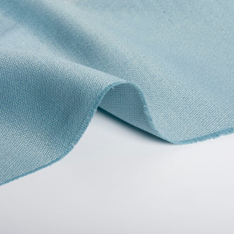 Begoodtex-Flame-Retardant-Fabrics-00555 begoodtex hellblauer, strukturierter Vorhangstoff fürtel